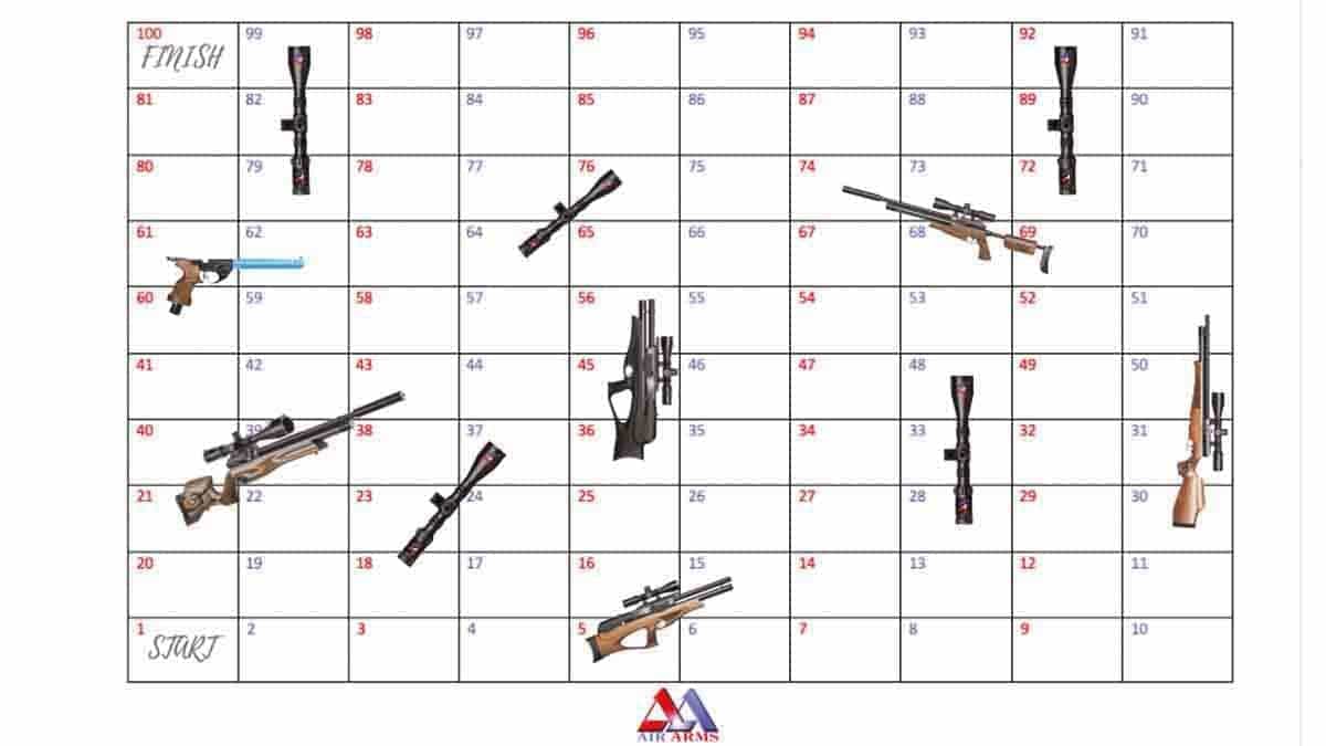 Air Arms Shoots and Scope (Snakes & Ladders)